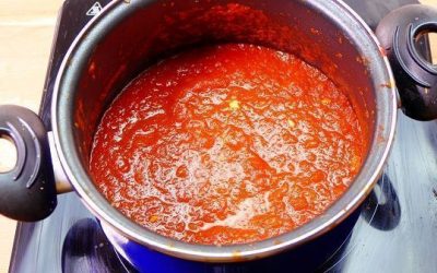 Salsa de tomate casera