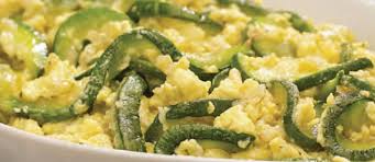 Zapallitos revueltos con huevos