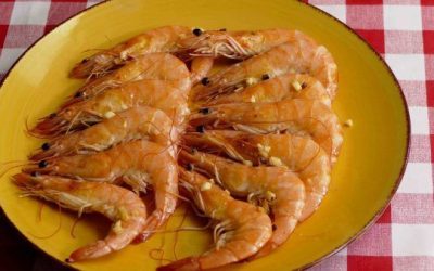 Langostinos al horno
