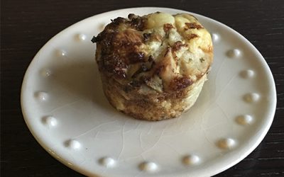 Muffins de pollo y coliflor
