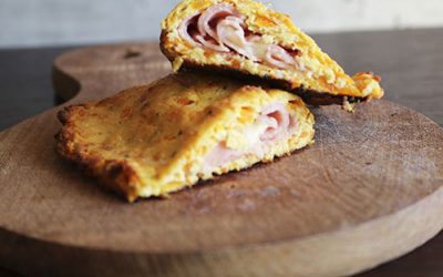 Empanadas con masa de pollo