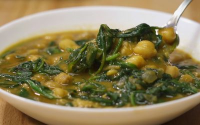 Garbanzos con espinaca