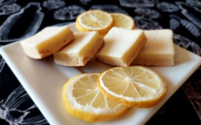 Cuadraditos de limón keto